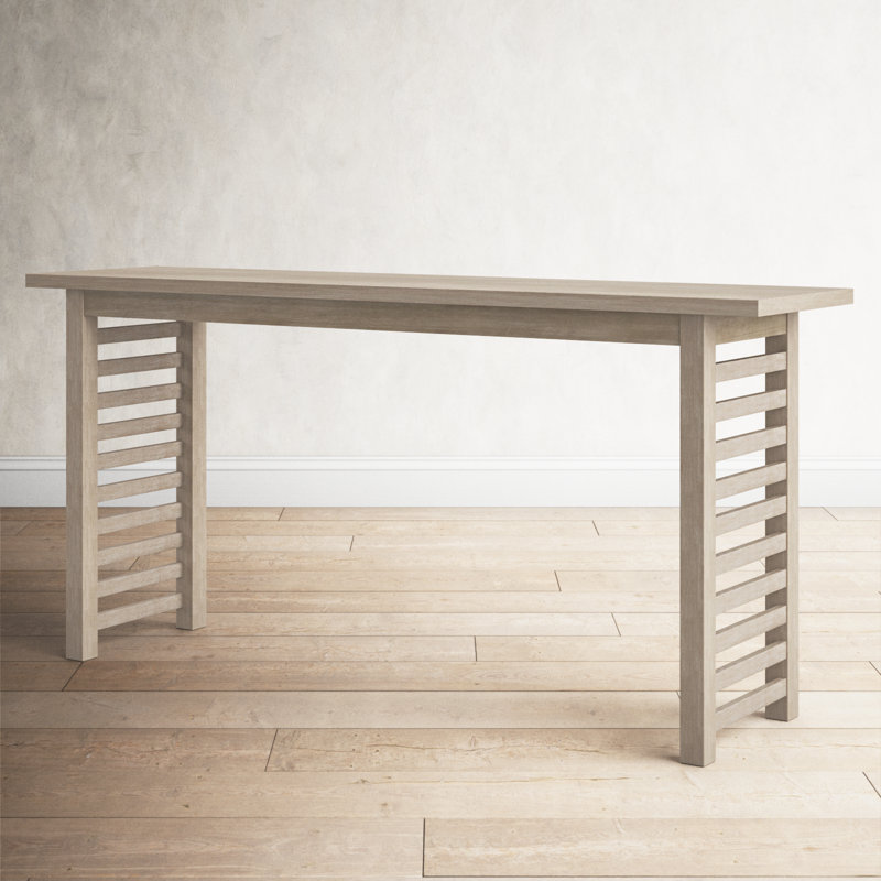 Nettie 72'' Solid Wood Console Table, Light Brown
