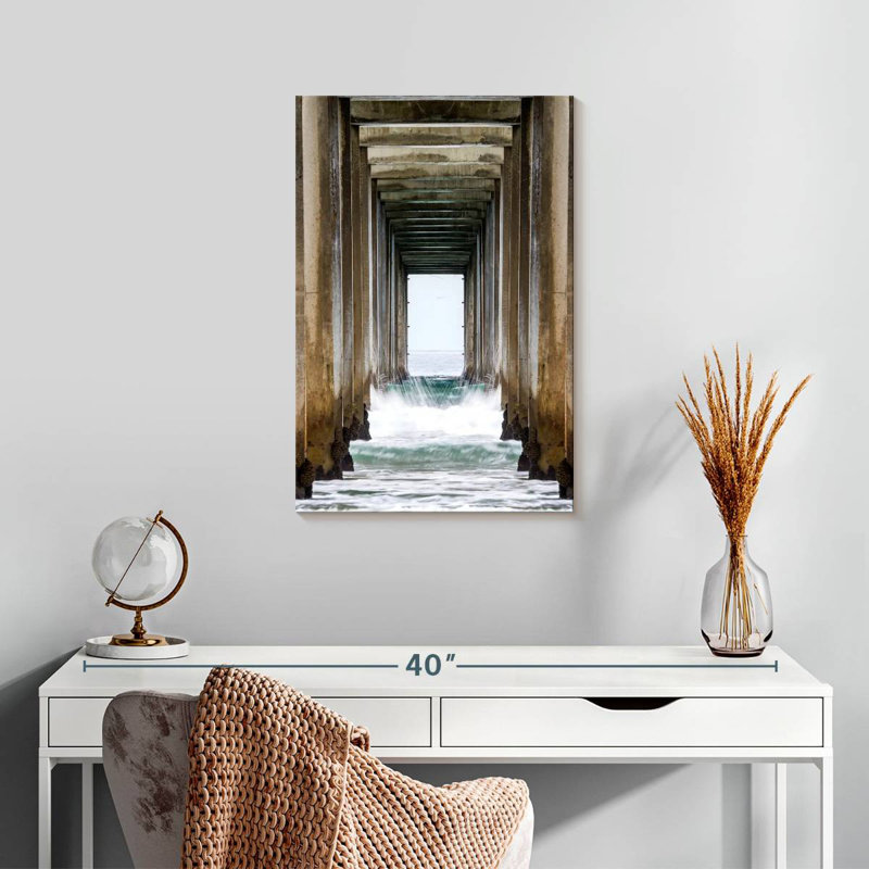 Aletra La Jolla Scripps Beach Pier, 24" H x 16" W