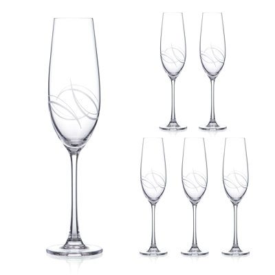 Arctic 260ml Crystal Flute Set