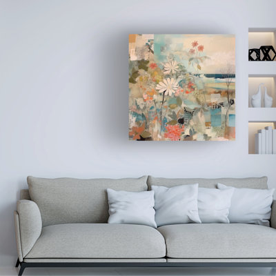 Art floral sur toile, "Sasha Last Time I Saw You II"
