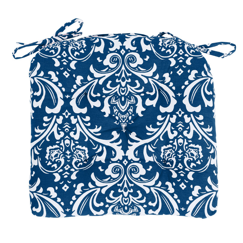 Coussin de siège Red Barrel Studio® l 16 po x P 16 po, Bleu sarcelle