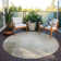 Machine Washable Indoor/Outdoor Christain ACN1245 Khaki Rug