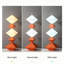 Lampe sur pied abstraite en résine sans cadre-118567289