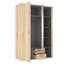 Raphel 3 Door Manufactured Wood Wardrobe