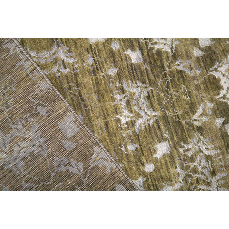 Ikat Area Rug in Gold/Gray
