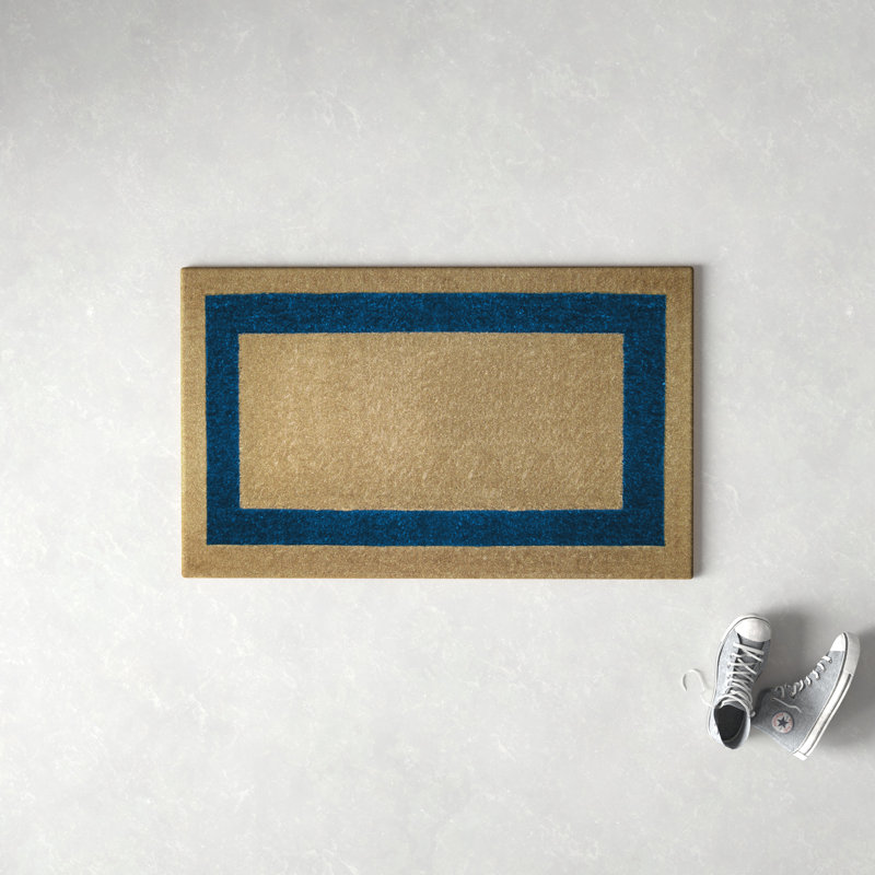 Jewell Doormat, 3'2" x 5', Blue