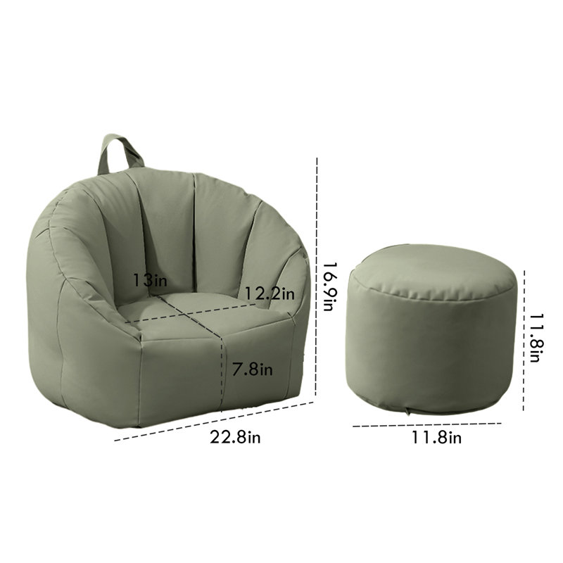 Ensemble de sièges pour enfants 2 pièces, Vert