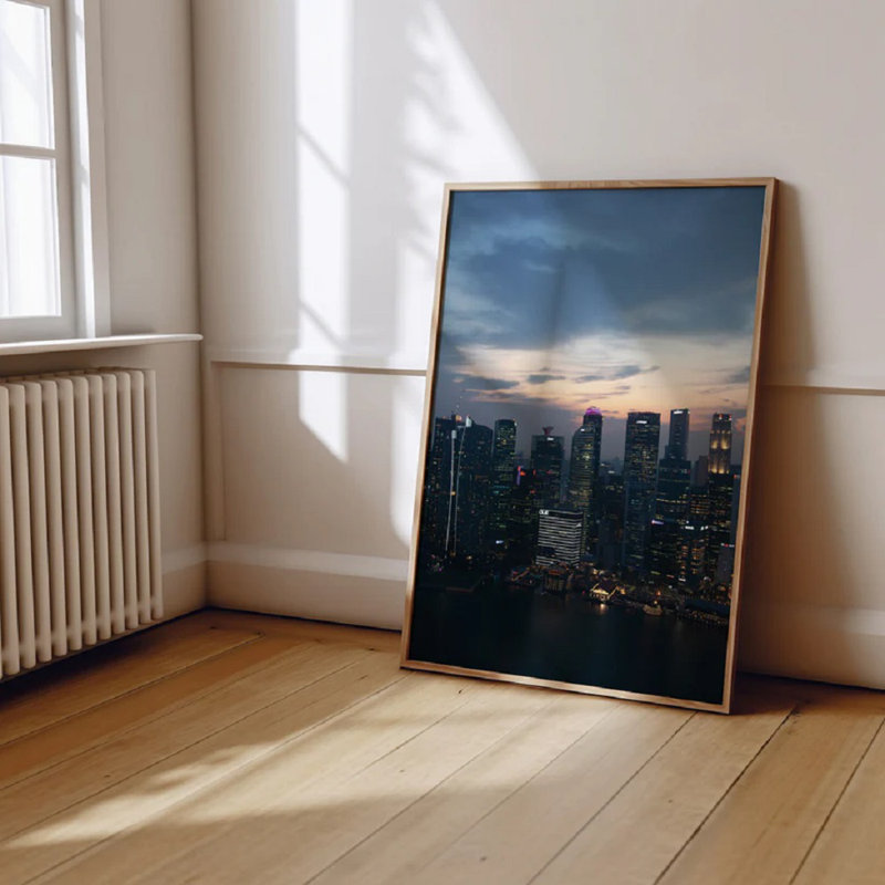 Singapore Travel Print 2, 40cm H x 30cm W
