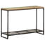 Console en bois de manguier massif de 43,3 po x 13,8 po x 29,5 po-1296888640