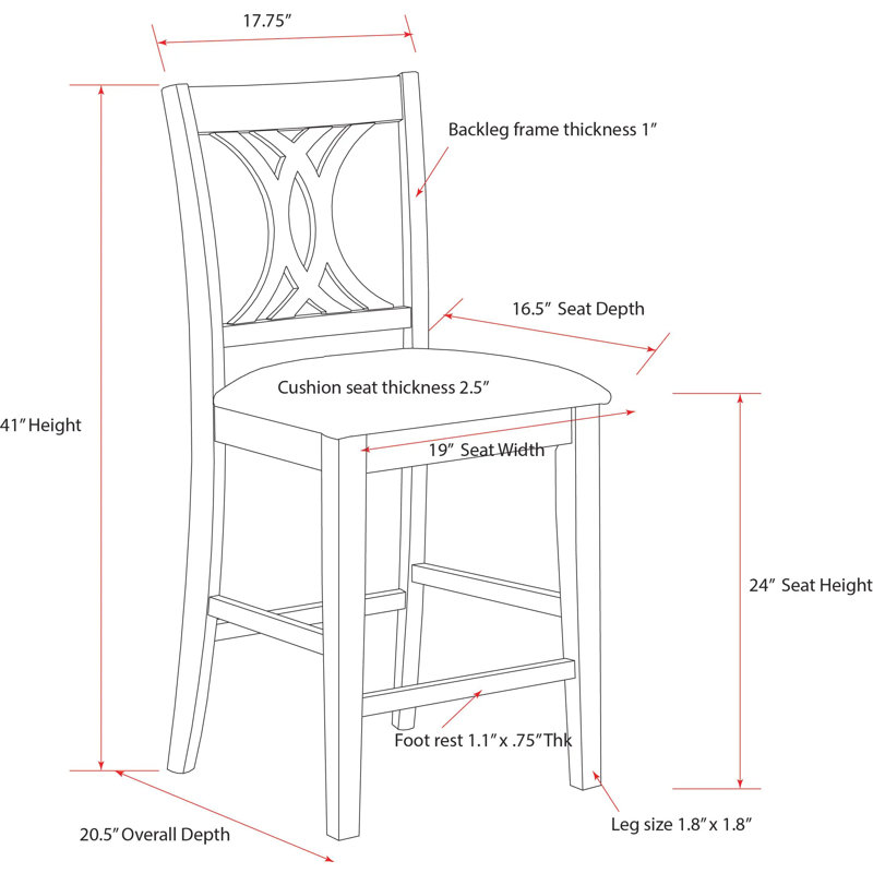 Elevated Counter Height Dining Set