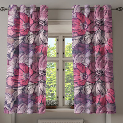 Albali Semi Sheer Curtain Pair