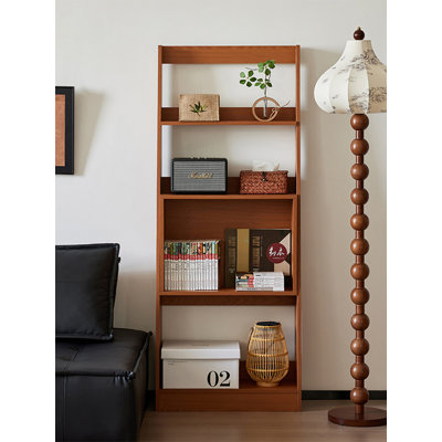 Étagère en bois minimaliste pour salon
