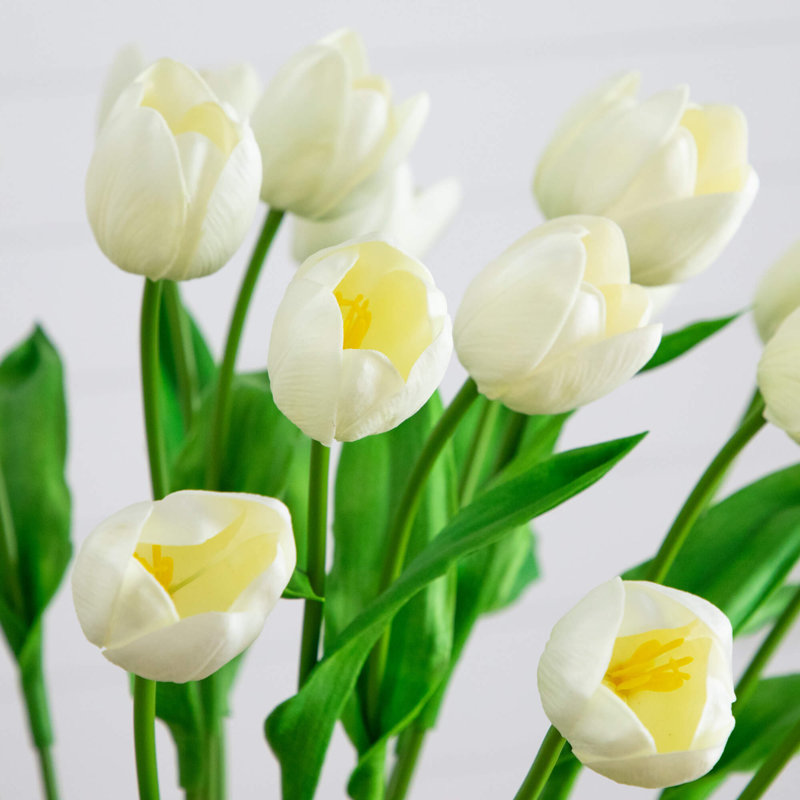 2 pi. Tulipe artificielle résistante aux rayons UV (intérieur / extérieur)