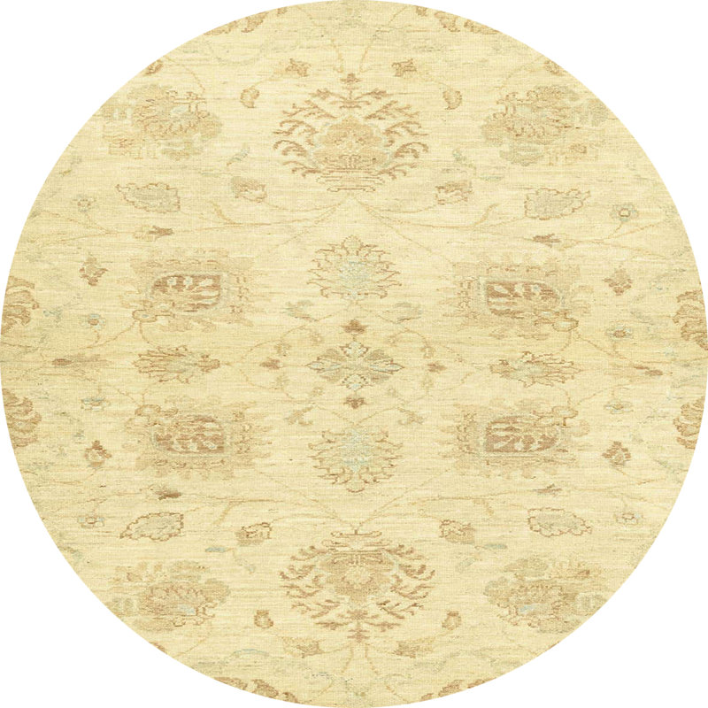 Abstract Indoor Rug, Round 3'