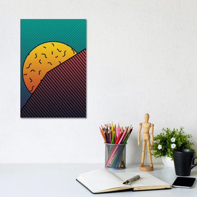 Full Moon In The Green Night by Emmanuel Signorino - Wrapped Canvas Gallery-Wrapped Canvas Giclée