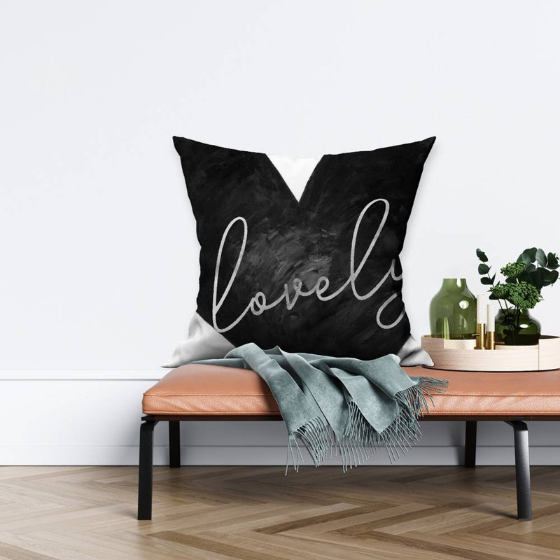 Lovely - 26"x26" Throw pillow - Poly twill - Print on demand, 26" x 26"
