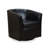 Wilmore Swivel Upholstered Accent Chair with Curved Backrest-760276722