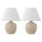 Myron 18" Minimalist Scandinavian Concrete Effect Resin/Iron LED Table Lamp-866363035