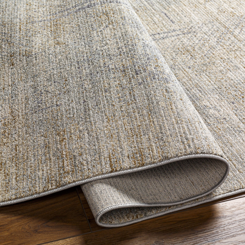 Pyrs Abstract Indoor Rug, Round 7'10"