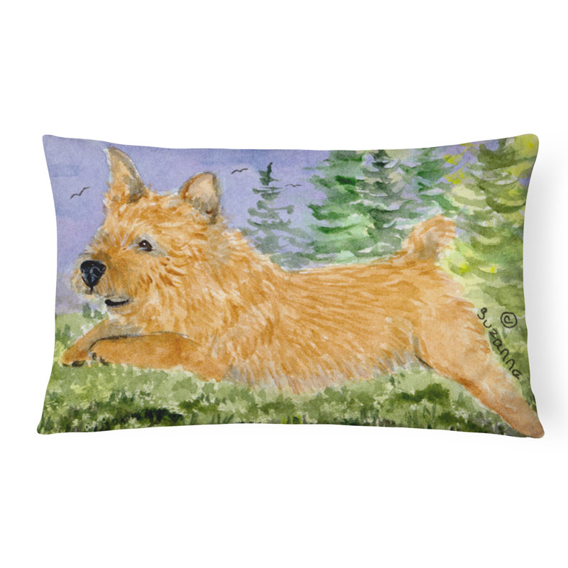 Coussin décoratif intérieur/extérieur norwich terrier