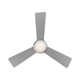 Hug 44'' 3 Blade Ceiling Fan with LED Light Kit