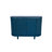 47" Oval Storage Cabinet With Fluted Design And Sliding Door