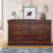 Brandenn 58.38 " W 6 - Drawer Dresser