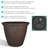 Kristie Round Polyresin Outdoor Planter Pot with a Weather-Resistant Finish-489730392