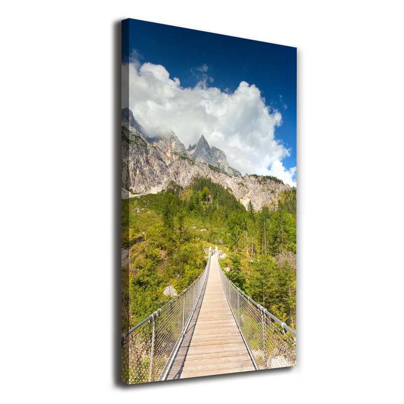 Suspension Bridge - Wrapped Canvas Print