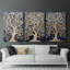 Lanscape Study Series XLIX - Ensemble de 3 toiles tendues avec châssis - Prêt à être accroché-467295458