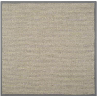 Brown Gray Jute Rug