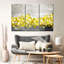 "Abstract Pop Of Yellow Abstract XXIII", ensemble de 3 pièces sur toile par Julie P-93058449