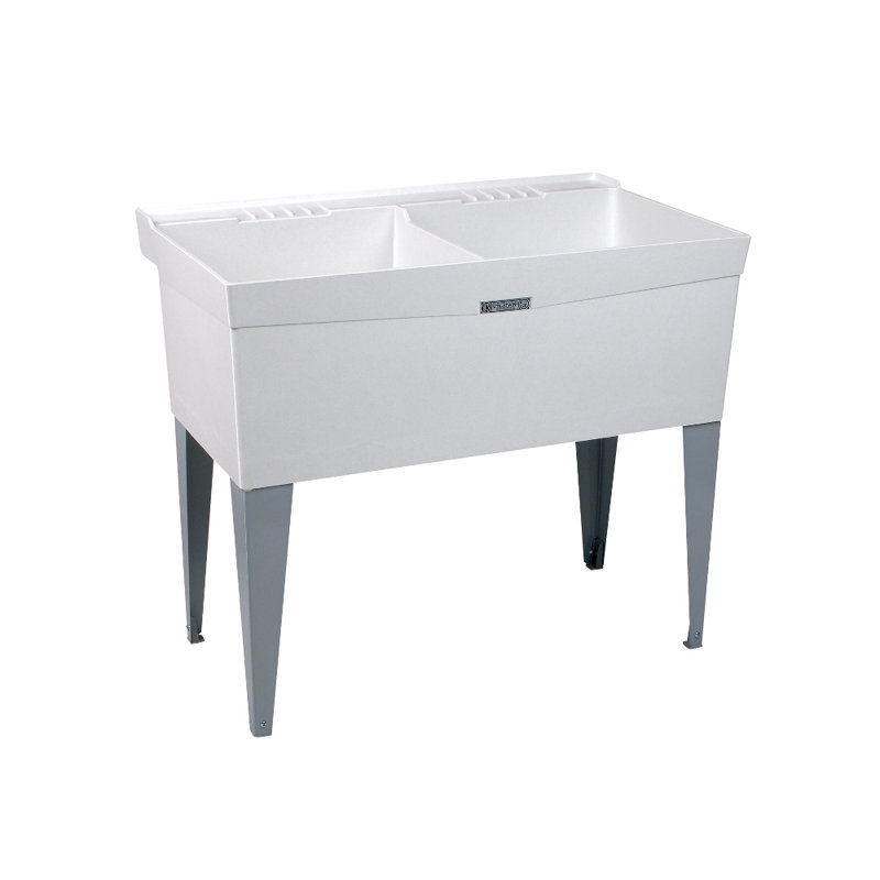 Évier à lessive sur pied 40" x 24" utilatwin