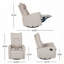 Fauteuil inclinable et pivotant manuel-1533272876