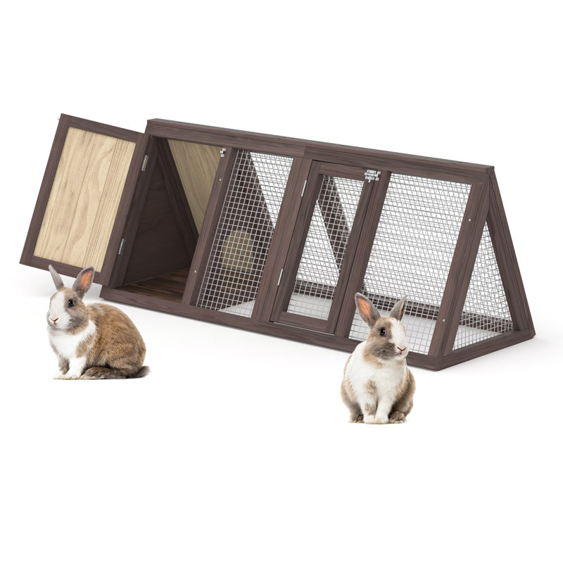 Poulaillers triangulaires en bois pour poussins et petits animaux de compagnie 