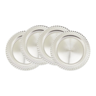 Ensemble de 4 assiettes spirales Spiral Edge