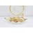 White Porcelain Leaf Dish Bowl with Gold Rim