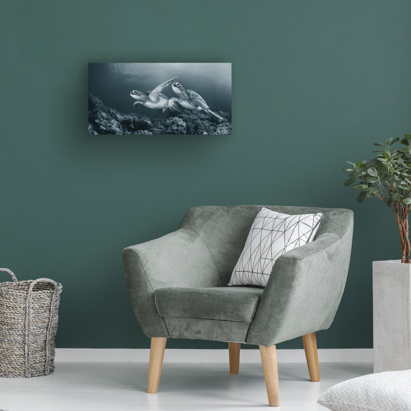 Art mural sur toile tendue - "Twin Dance" Andrey Narchuk pour décoration de salon, de chambre à coucher ou de bureau - 16 x 32