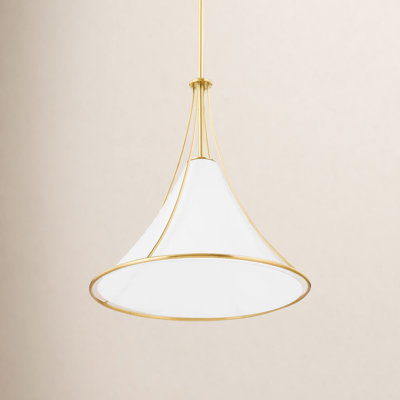 Swift Single Light Glass Steel Dimmable Pendant