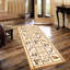 2 pi X 3 tapis en polypropylène beige, fabriqué en polypropylène, teinté, à haut passage et pour animaux de compagnie, fabriqué en polypropylène, teinté, résistant à la circulation, pour la maison-266192274