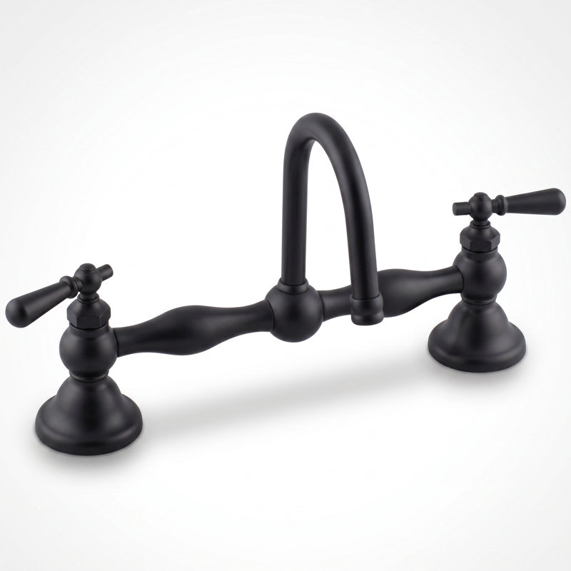 Columbia Centerset Bathroom Faucet with Drain Assembly, Oil Rubbed Bronze