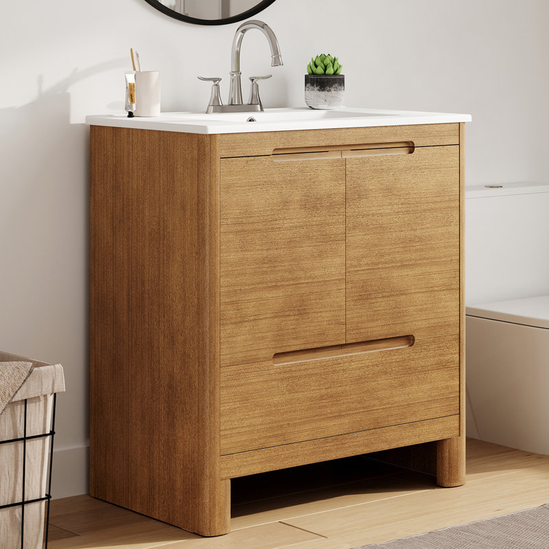 Meuble-lavabo 30 po avec lavabo en céramique