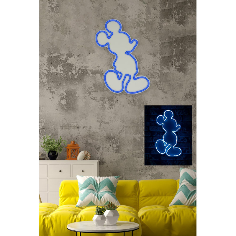 Bande lumineuse néon flexible à DEL, étanche IP67, alimentation 12 Vcc, 12 pi 3 po de long, 240 lumens, 3400 K, couleur bleue | Gabarit en mousse de PVC pour une installation facile | Idéal pour la décoration intérieure, les fêtes et les événements