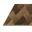Tapis abstrait en laine brun-856198754