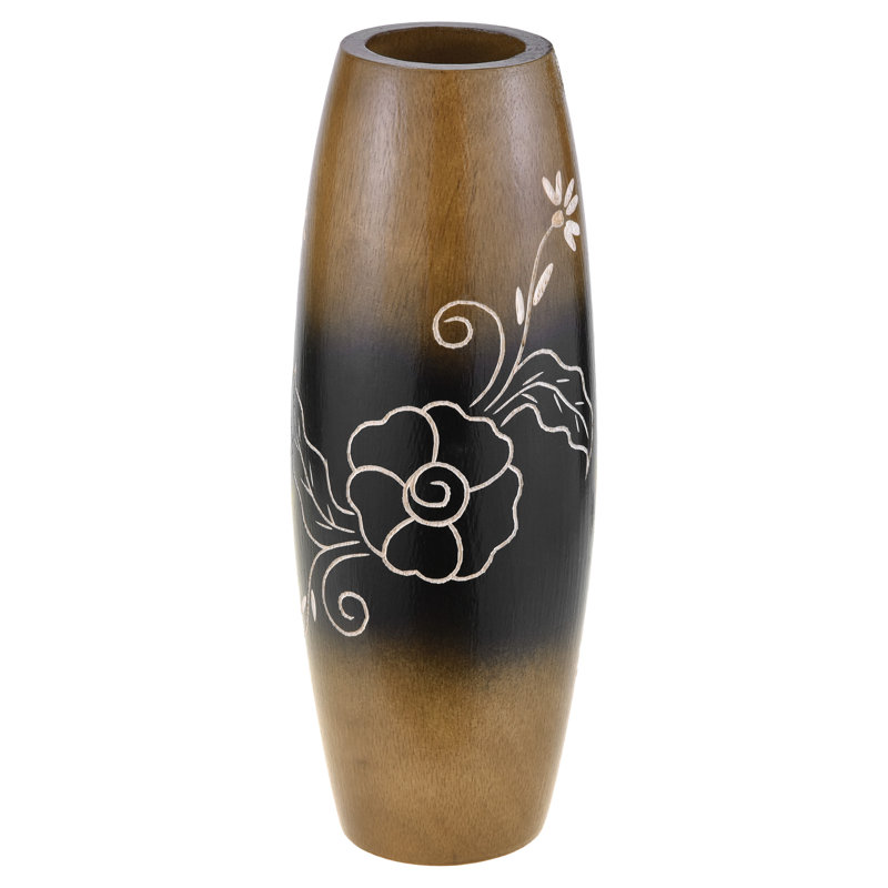 Handmade Wood Table Vase