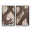 Ensemble de 2 impressions abstraites sur toile de Sienne-1914744266-1914744271