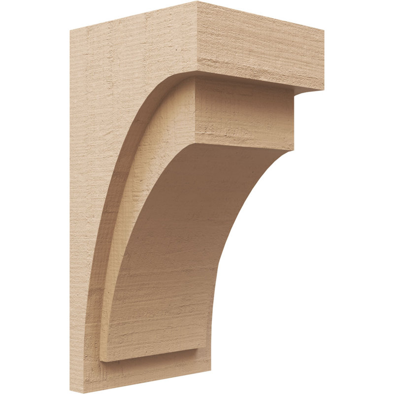 Bois de cèdre brut RiveraThane Corbel, apprêté brun clair Rivera, H 18 po x l 9 po x P 9 po