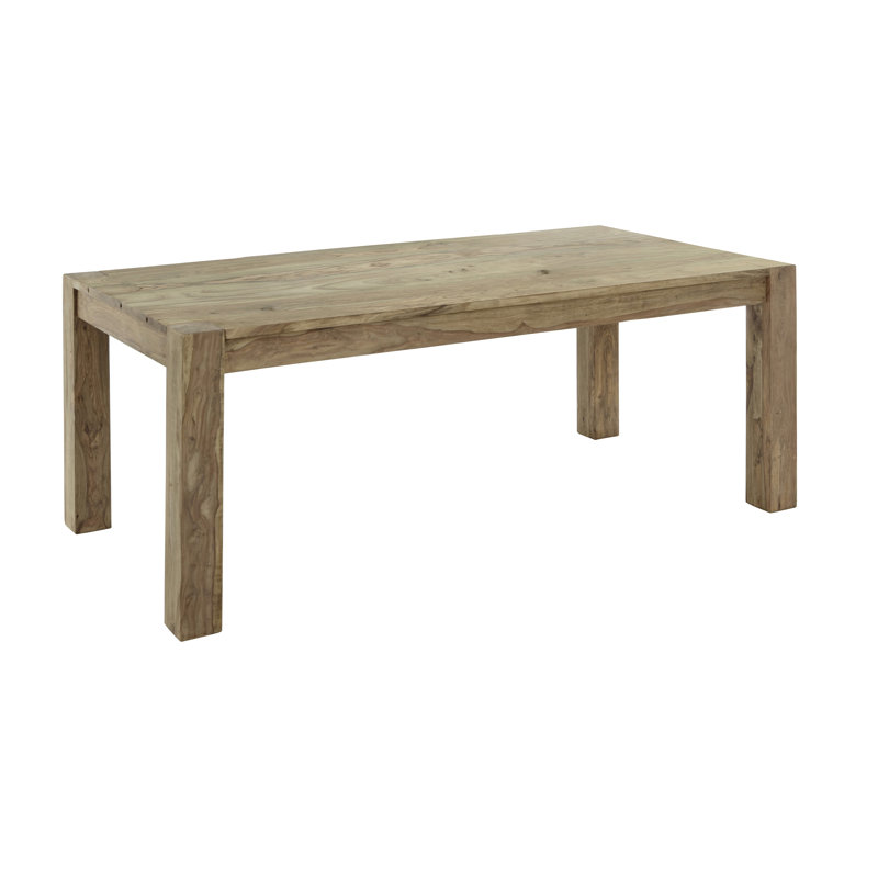 Nieves Extendable Solid Wood Dining Table, 77cm H x 200cm W x 100cm D
