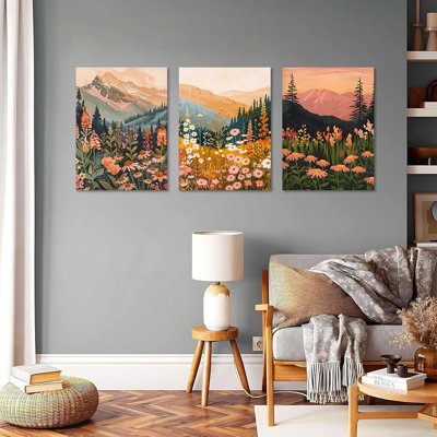 3 Piece Wrapped Canvas Print