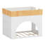 Lit superposé avec éclairage DEL modulaire et silhouette semi-circulaire pour chambres d'enfants modernes-499202386-499202387